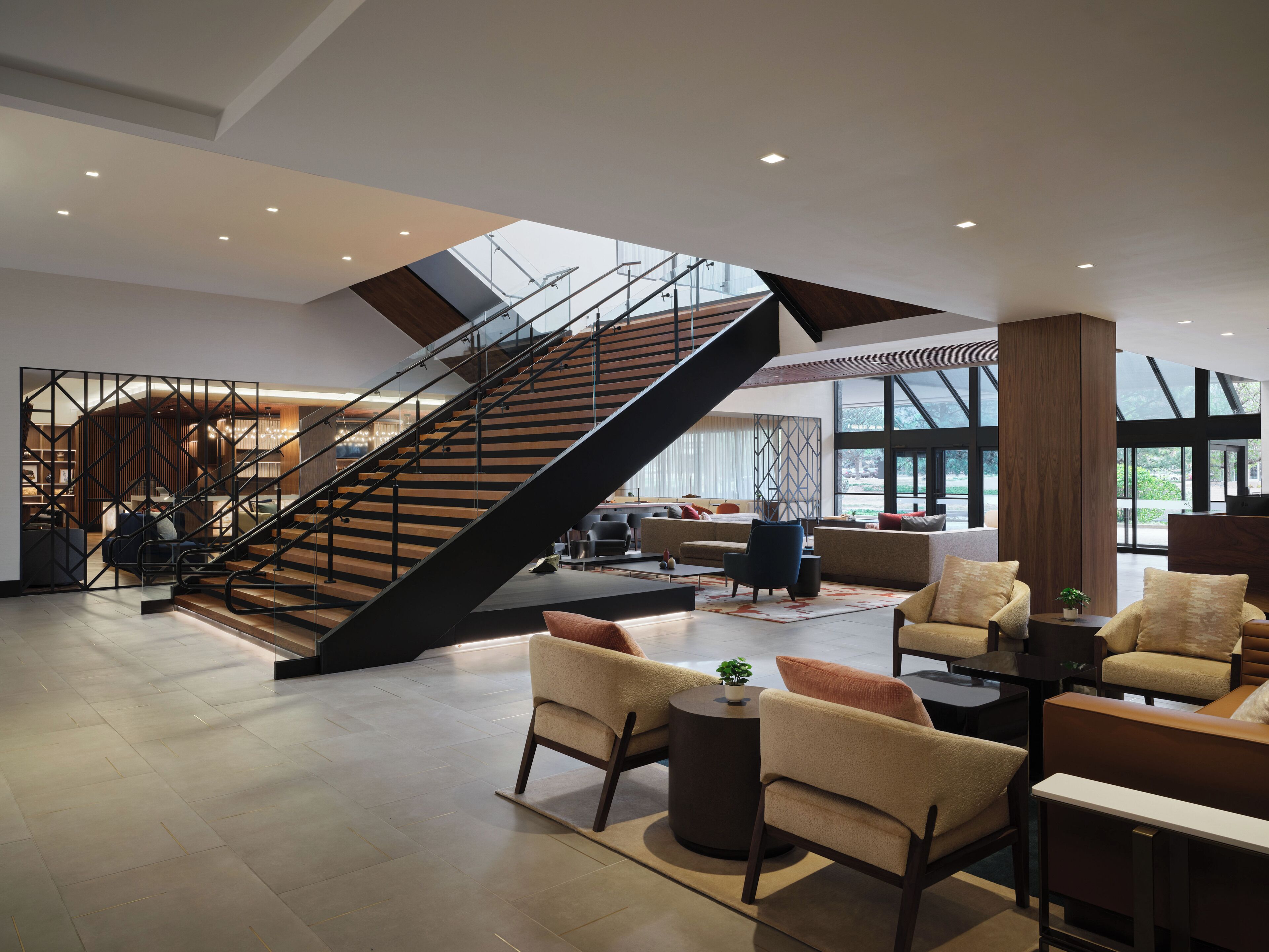Coin salon dans le hall