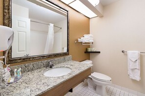 Hair dryer, towels