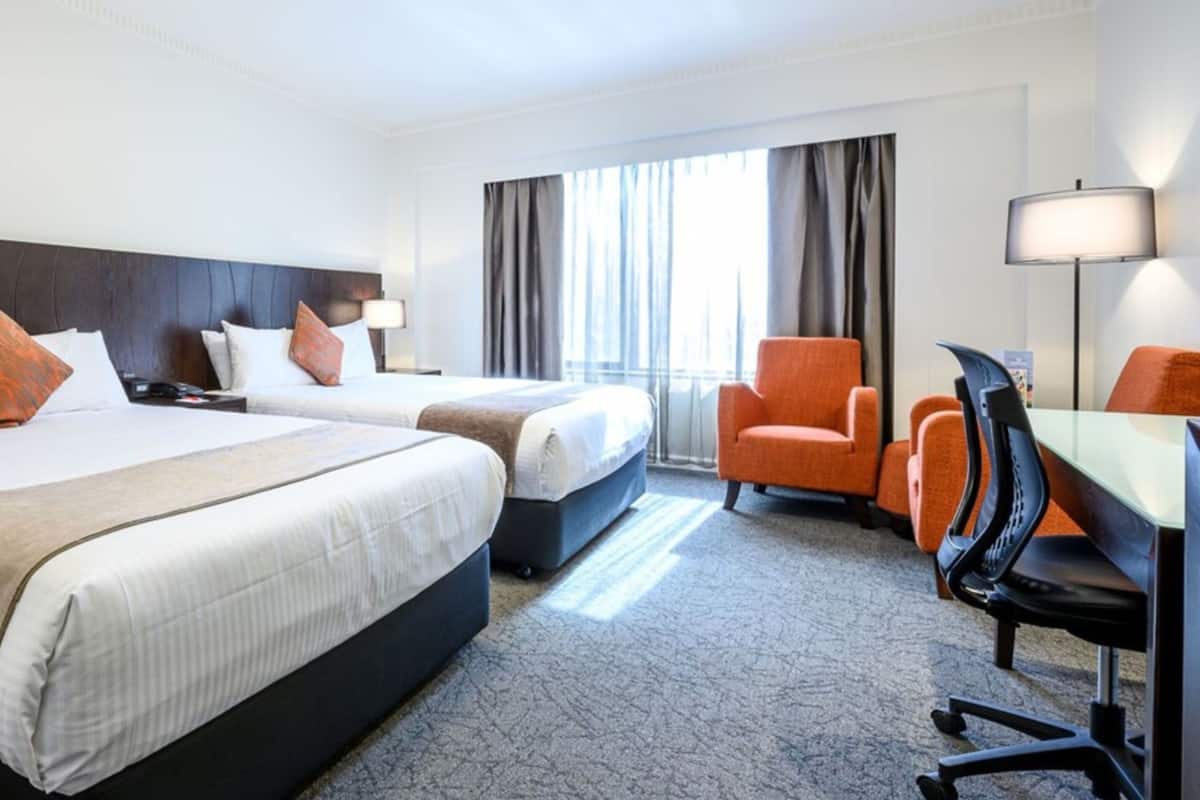 executive twin room | desk, laptop workspace, iron/ironing board, free wifi