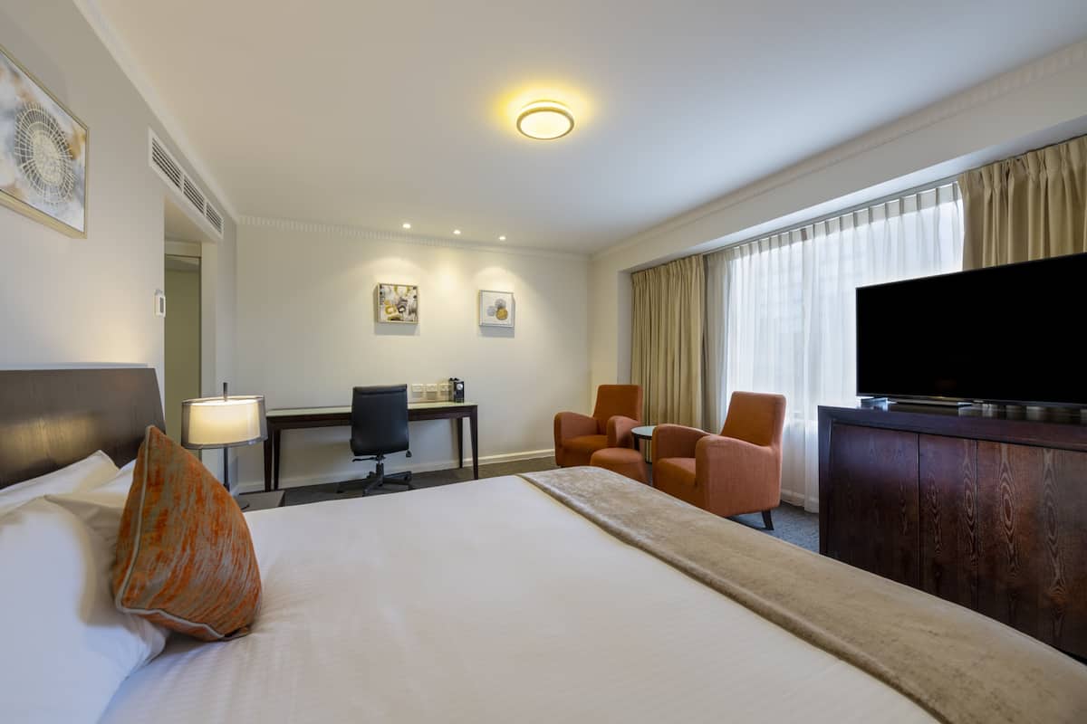 executive king plus | desk, laptop workspace, iron/ironing board, free wifi