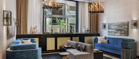 Sitteområde i lobbyen