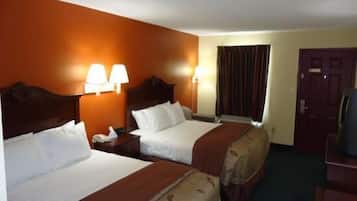 Room, 2 Queen Beds, Non Smoking (Pet Friendly) | Iron/ironing board, free WiFi, alarm clocks