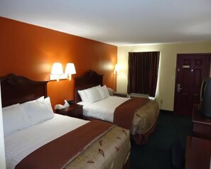 Room, 2 Queen Beds, Non Smoking (Pet Friendly) | Iron/ironing board, free WiFi, alarm clocks