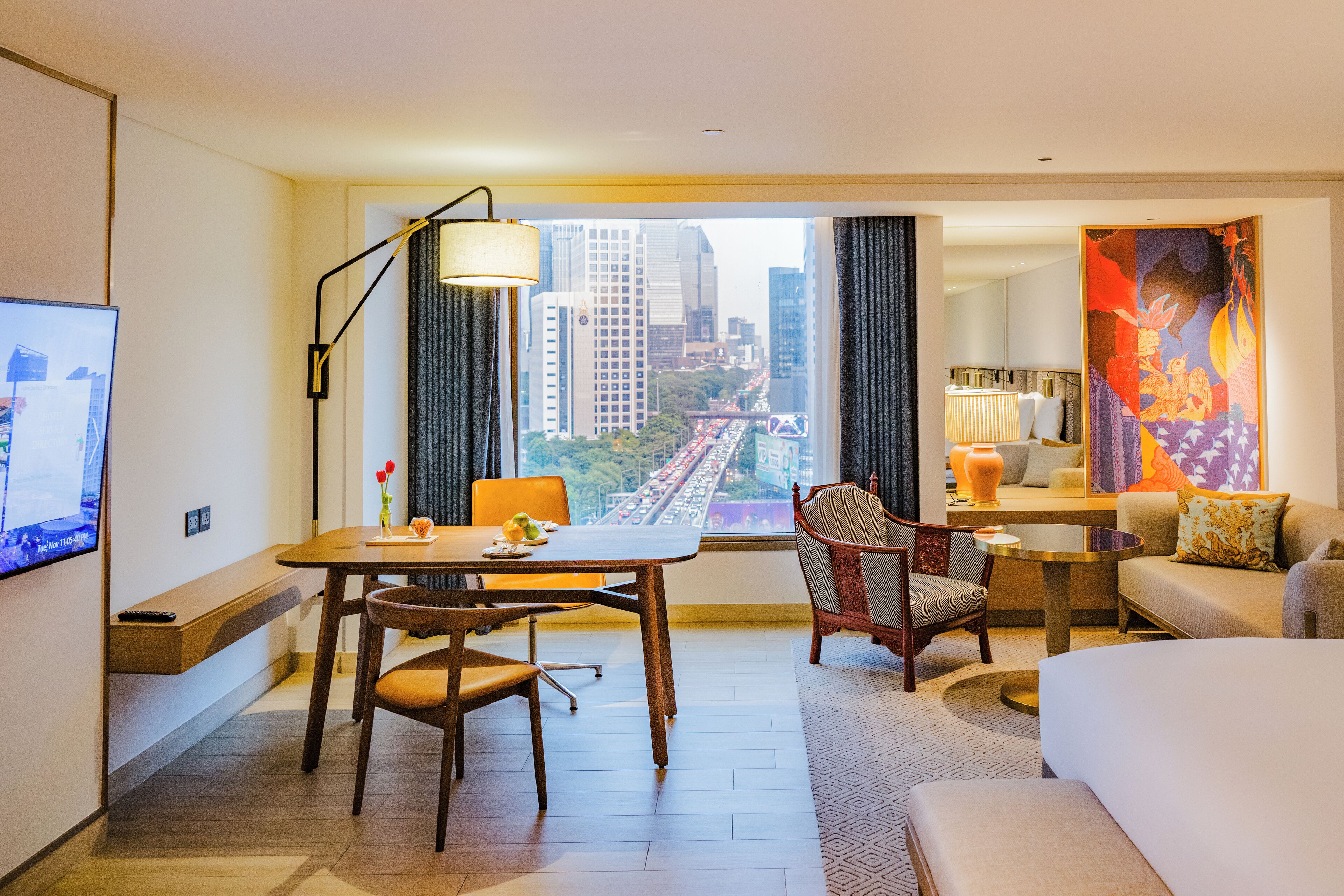 55-inch Smart TV with cable channels, TV