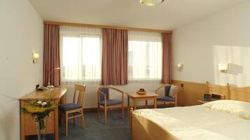 In-room safe, desk, cribs/infant beds, free WiFi
