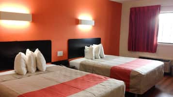 Blackout curtains, cots/infant beds, rollaway beds, free WiFi