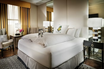 Premium bedding, pillowtop beds, in-room safe, desk at Staypineapple, An Elegant Hotel, Union Square