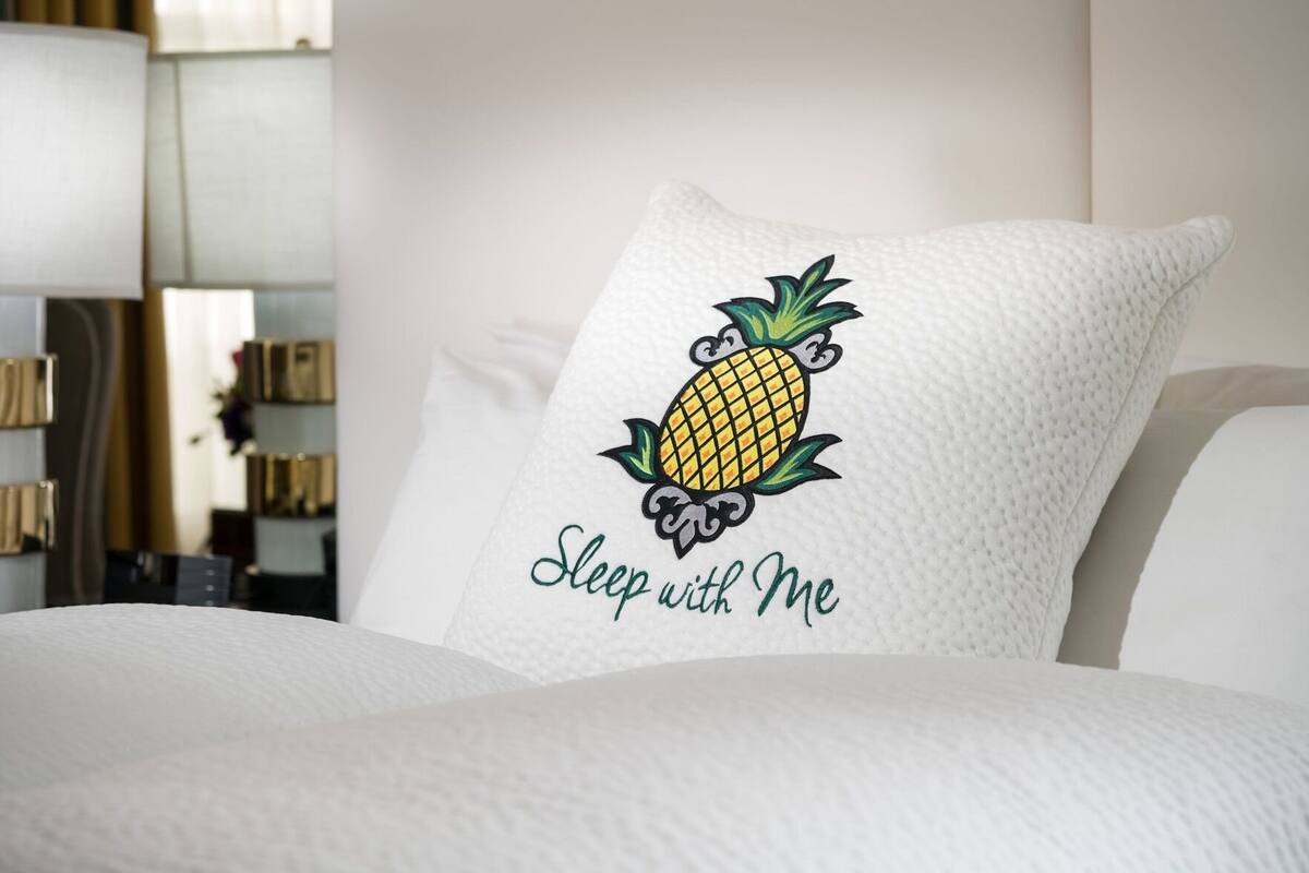 Premium bedding, pillowtop beds, in-room safe, desk