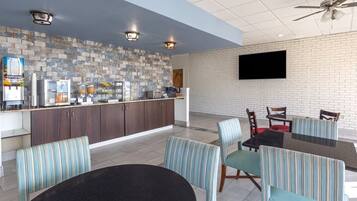 Free daily on-the-go breakfast