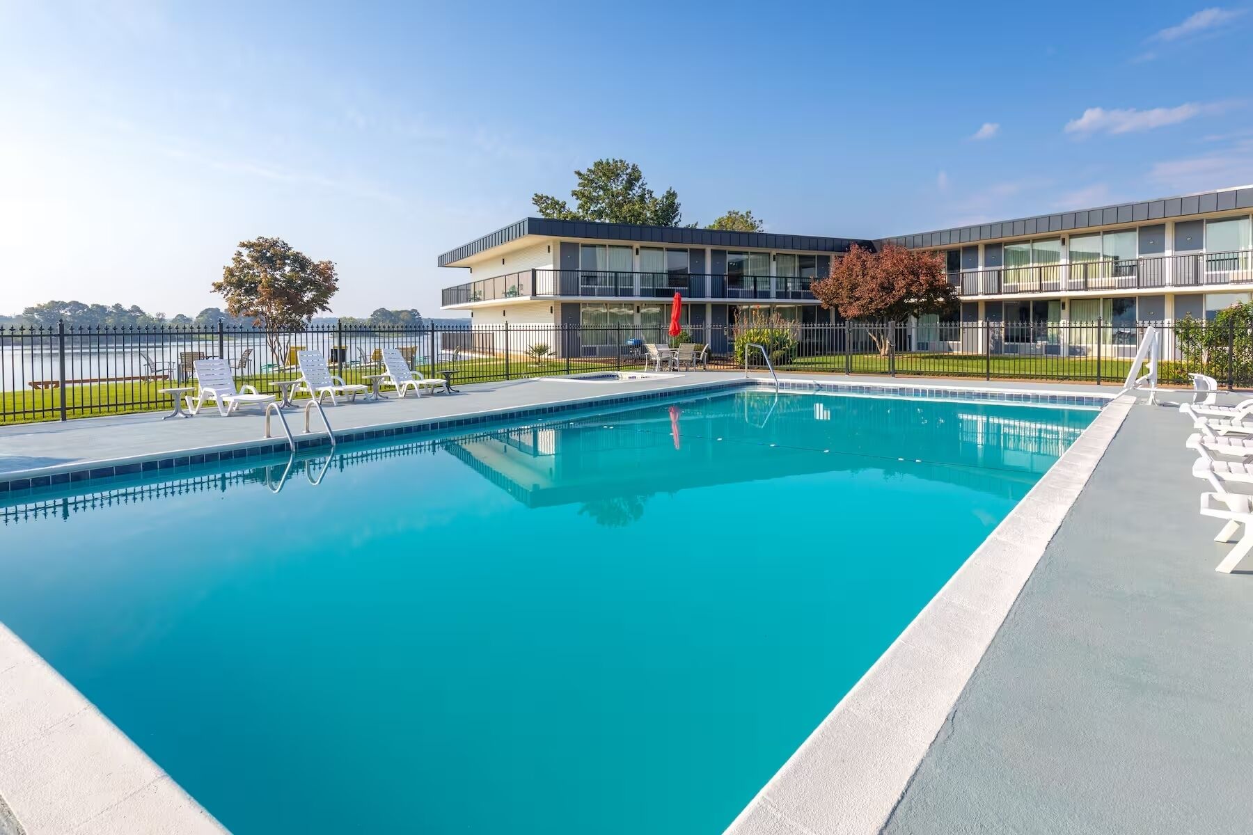 Seasonal outdoor pool