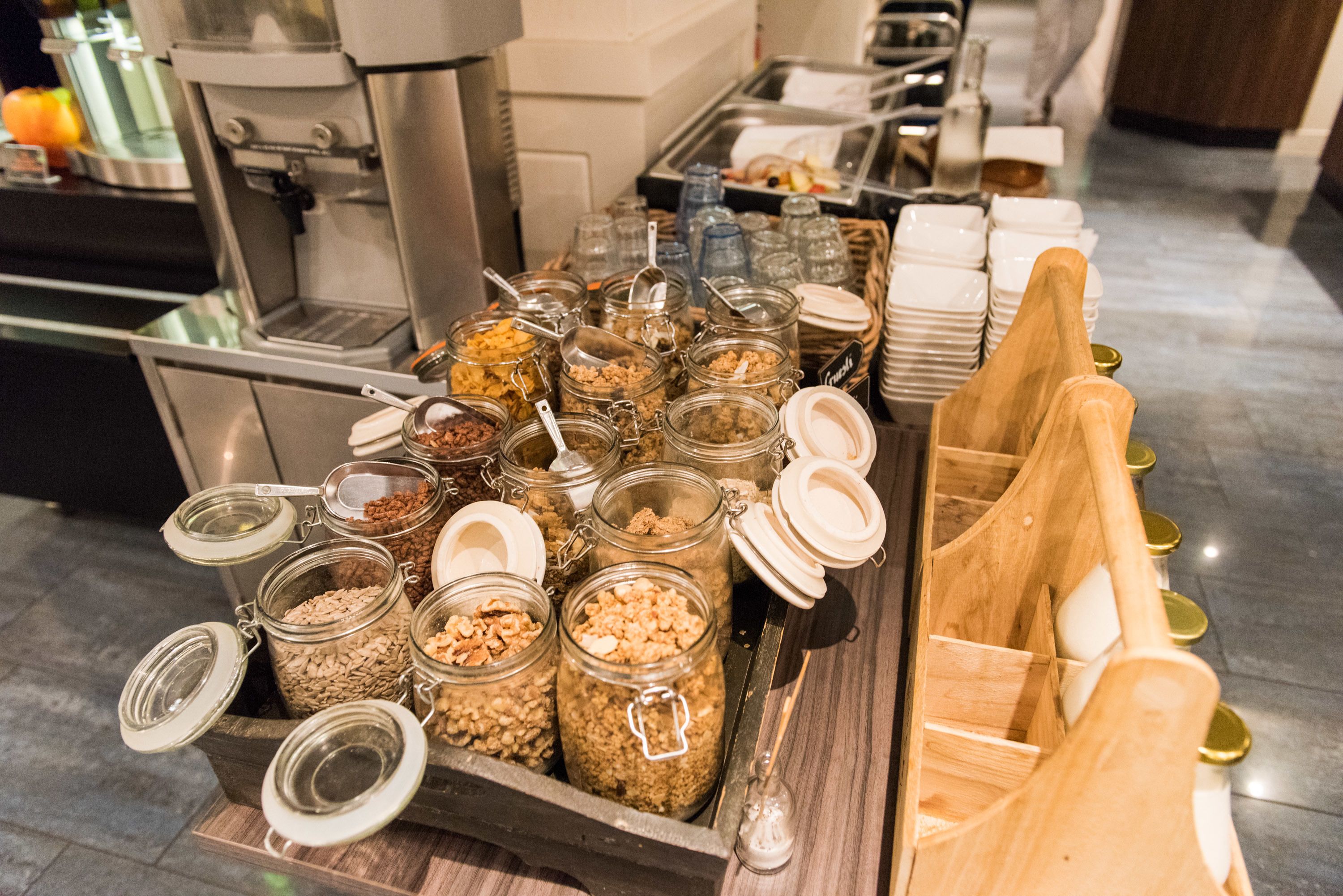 daily buffet breakfast (eur 22.50 per person)