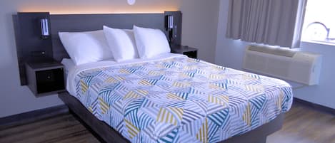 Free WiFi, bed sheets