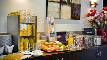 Daily buffet breakfast (EUR 17.50 per person)