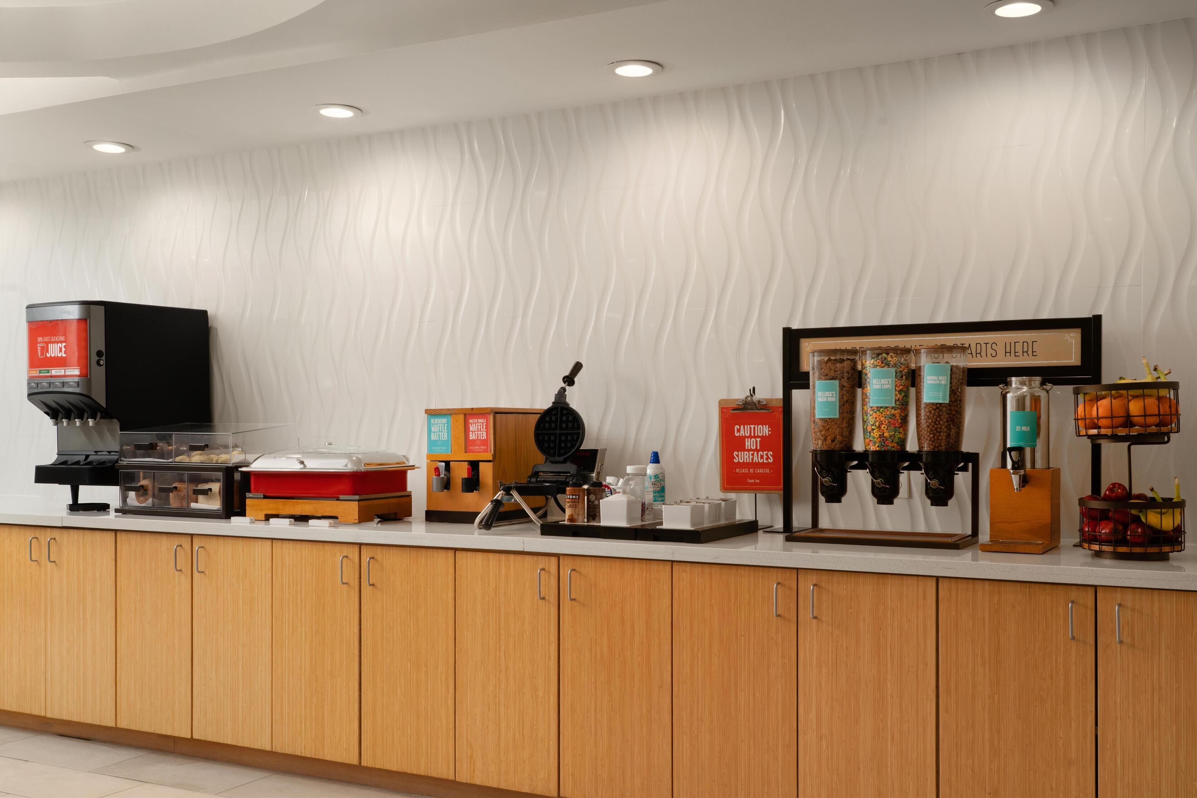 Gratis morgenmadsbuffet hver dag