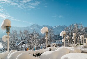 Blick von der Unterkunft