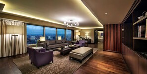 Presidential Suite, Club Lounge Access | Living area | LCD TV - Ankara HiltonSA (Ankara)
