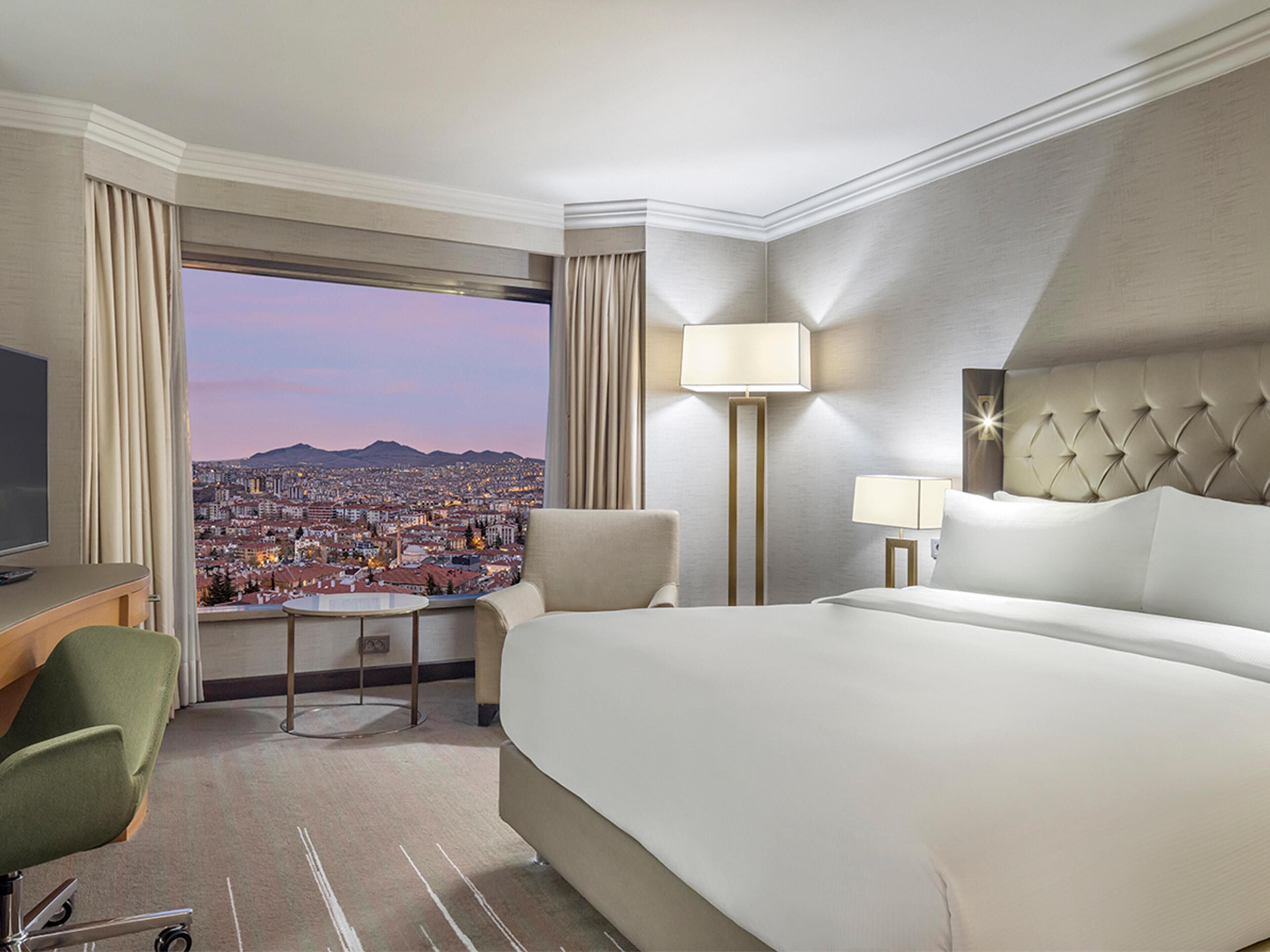 Minibar, in-room safe, desk, laptop workspace