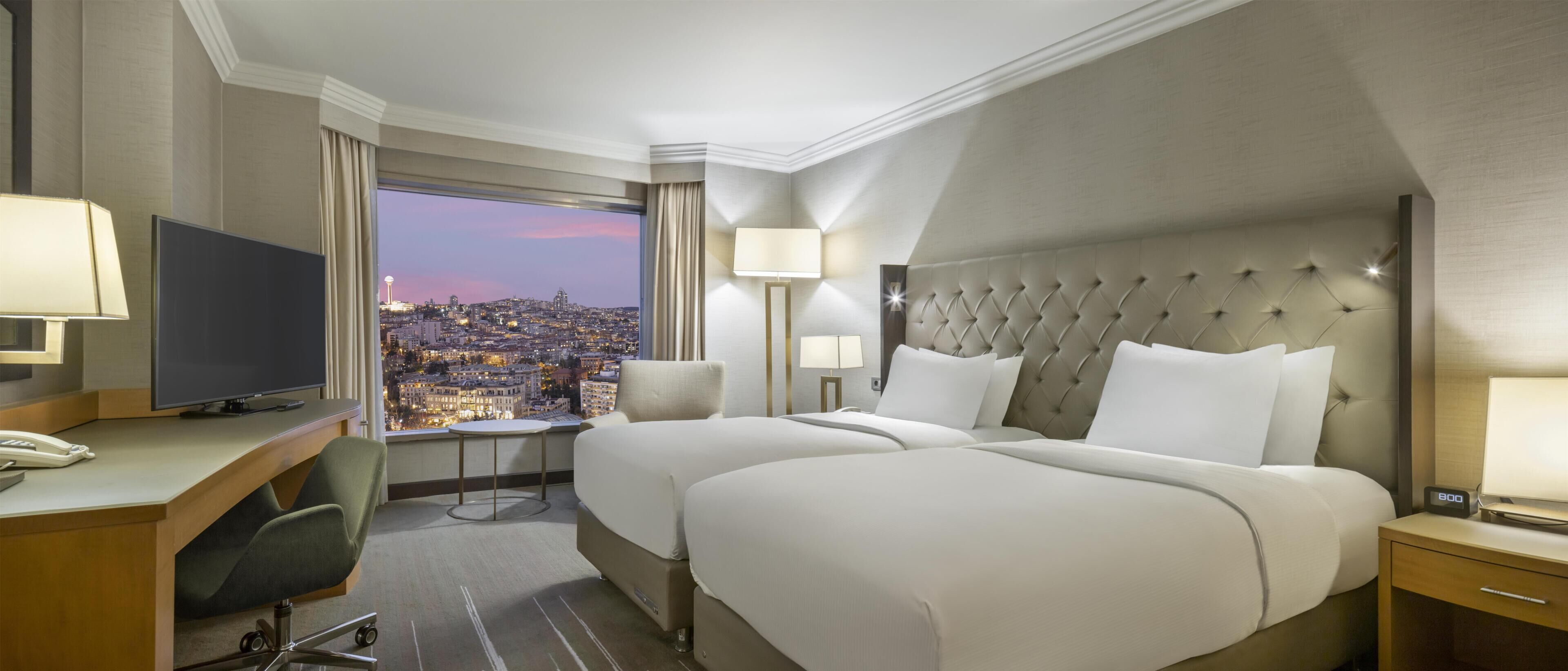 Minibar, in-room safe, desk, laptop workspace