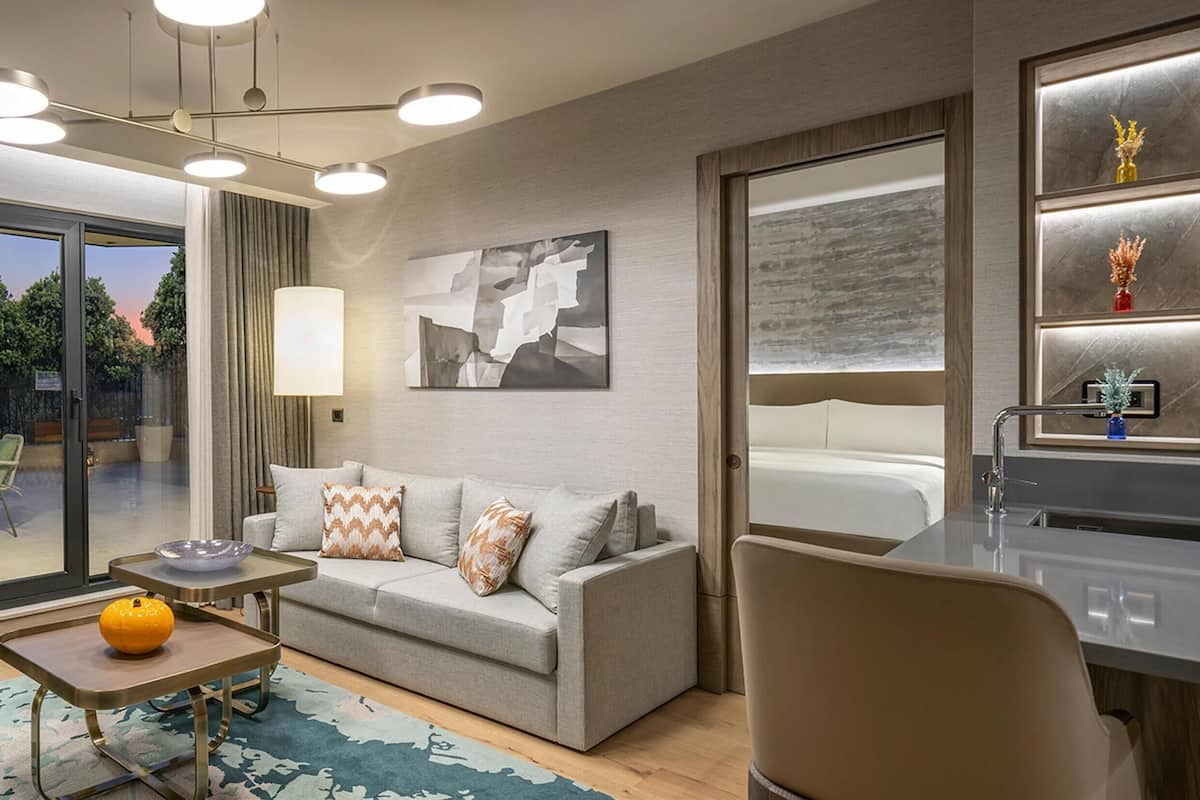 Executive Apartment (Suite) | Living area | LCD TV
