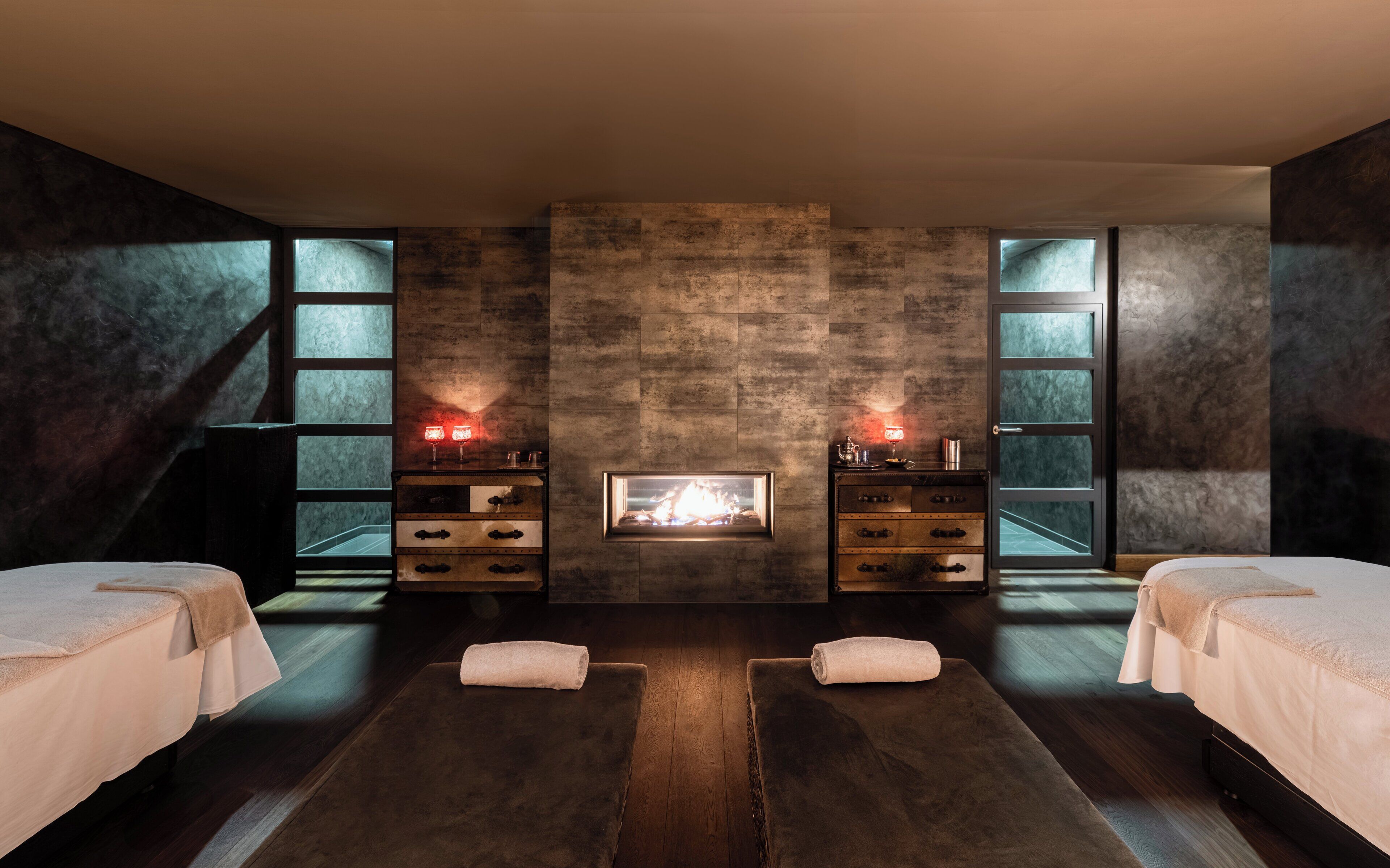 Couples treatment rooms, sauna, hot tub, steam room, Turkish bath