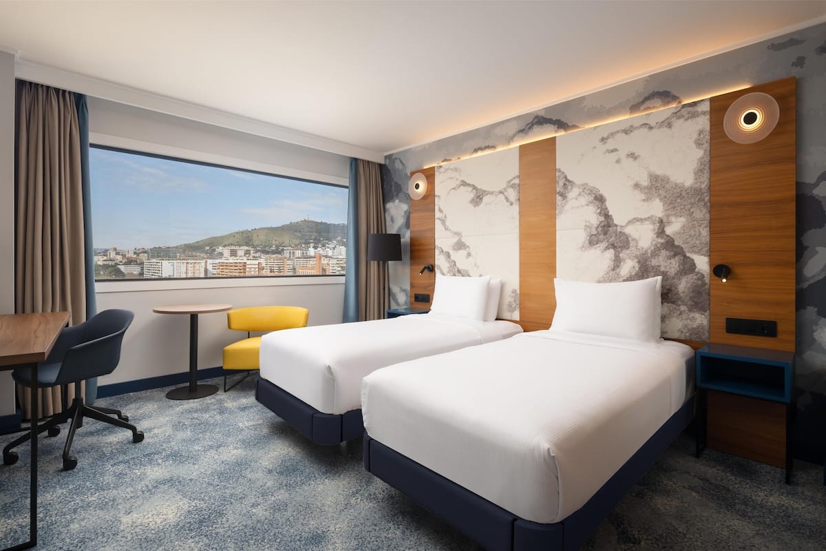 Chambre Exécutive avec lits jumeaux, accÚs au salon club