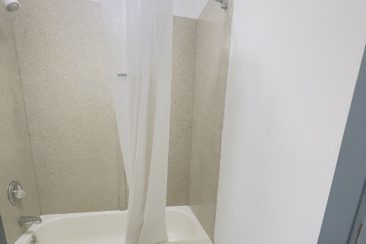 Bathroom | Hair dryer, towels