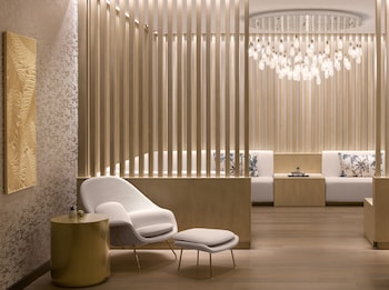 Couples treatment rooms, sauna, spa tub, steam room, prenatal massages at PGA National Resort 