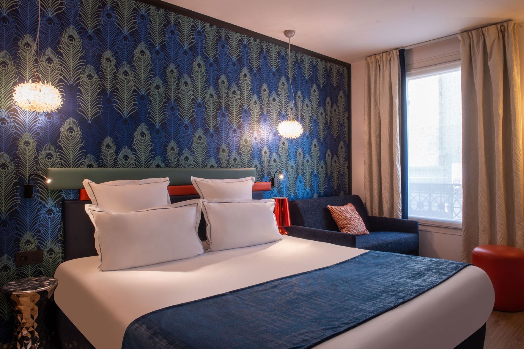 Premium bedding, minibar, in-room safe, desk