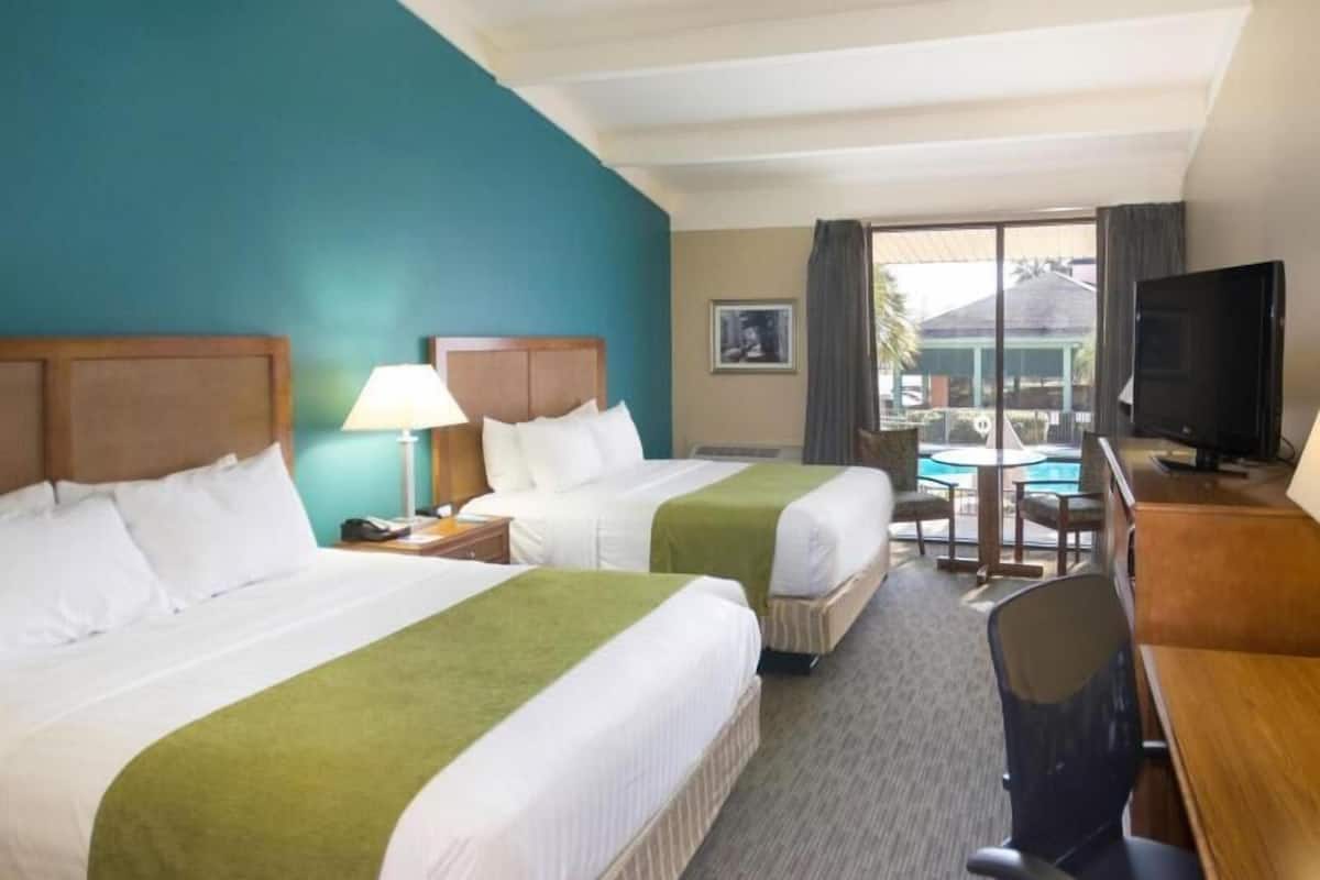 Pillow-top beds, in-room safe, blackout curtains, iron/ironing board