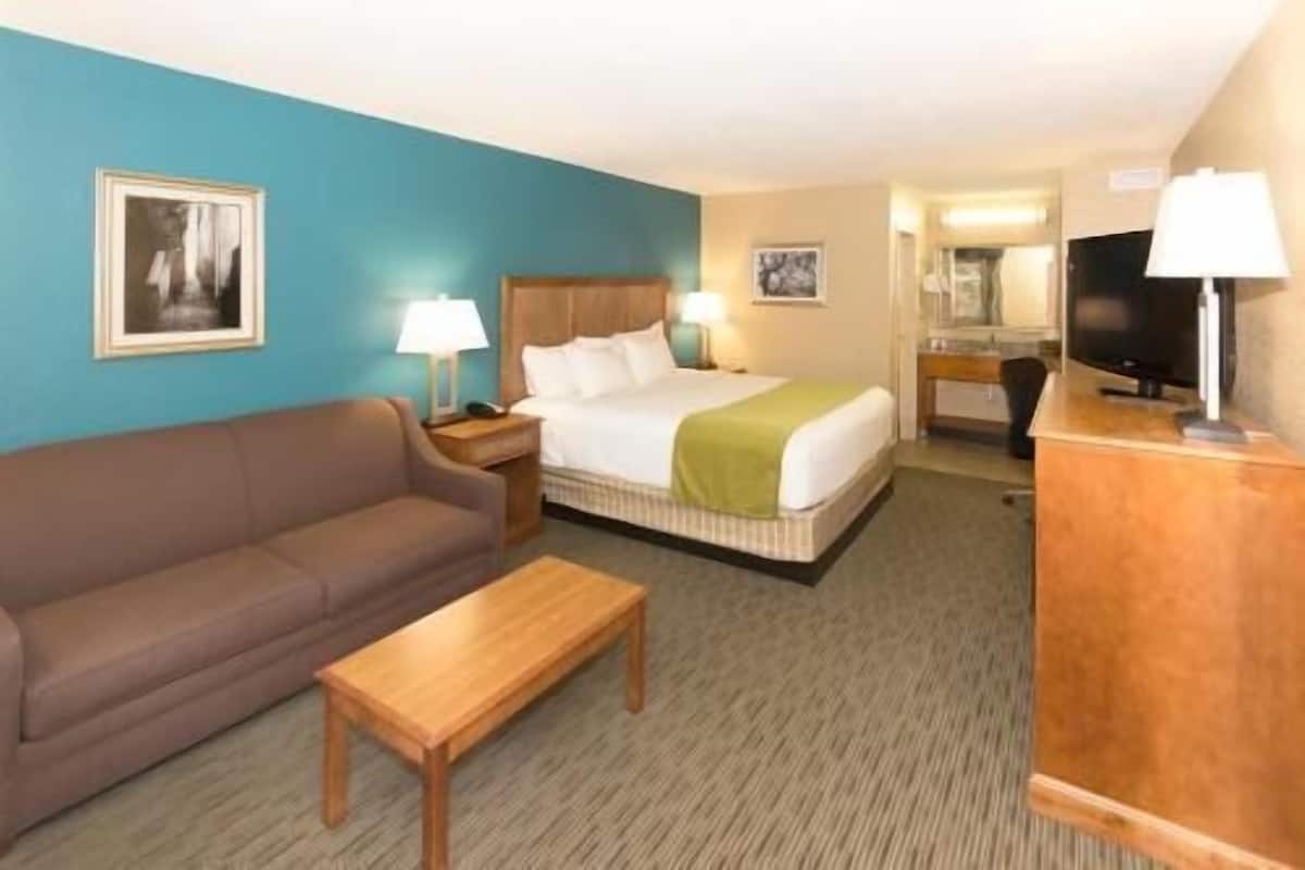 Pillow-top beds, in-room safe, blackout curtains, iron/ironing board