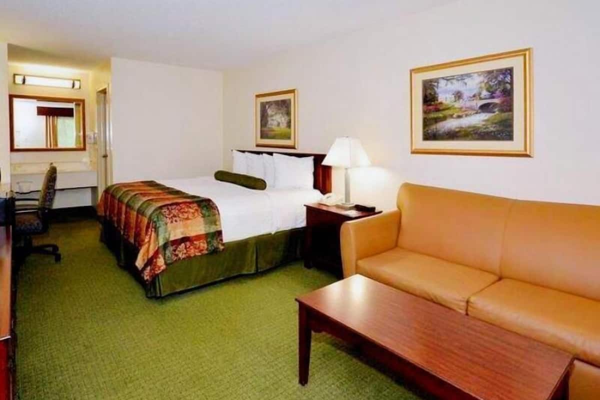 Pillow-top beds, in-room safe, blackout curtains, iron/ironing board