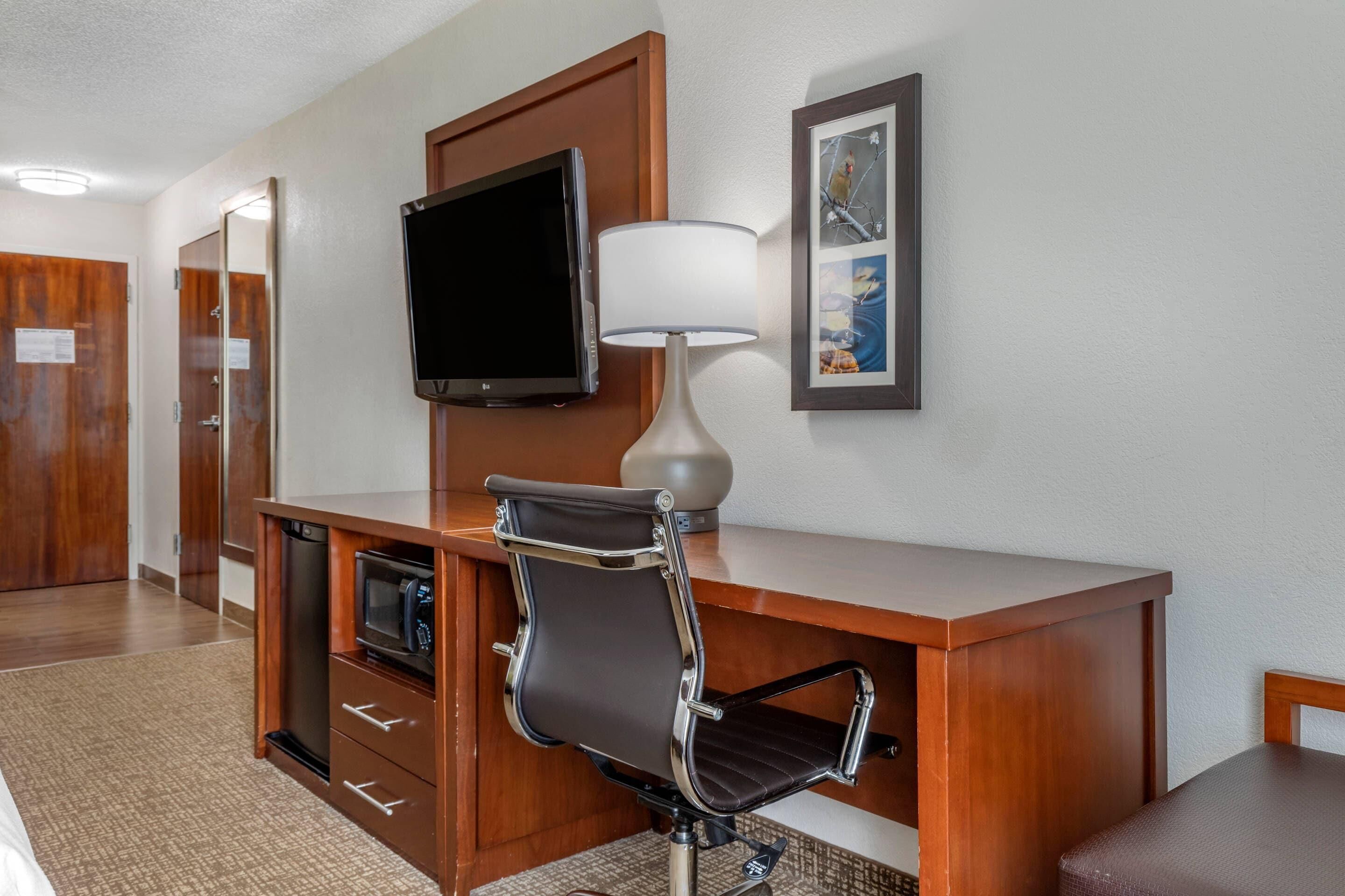 room, 2 queen beds, non smoking | premium bedding, desk, laptop workspace, blackout curtains