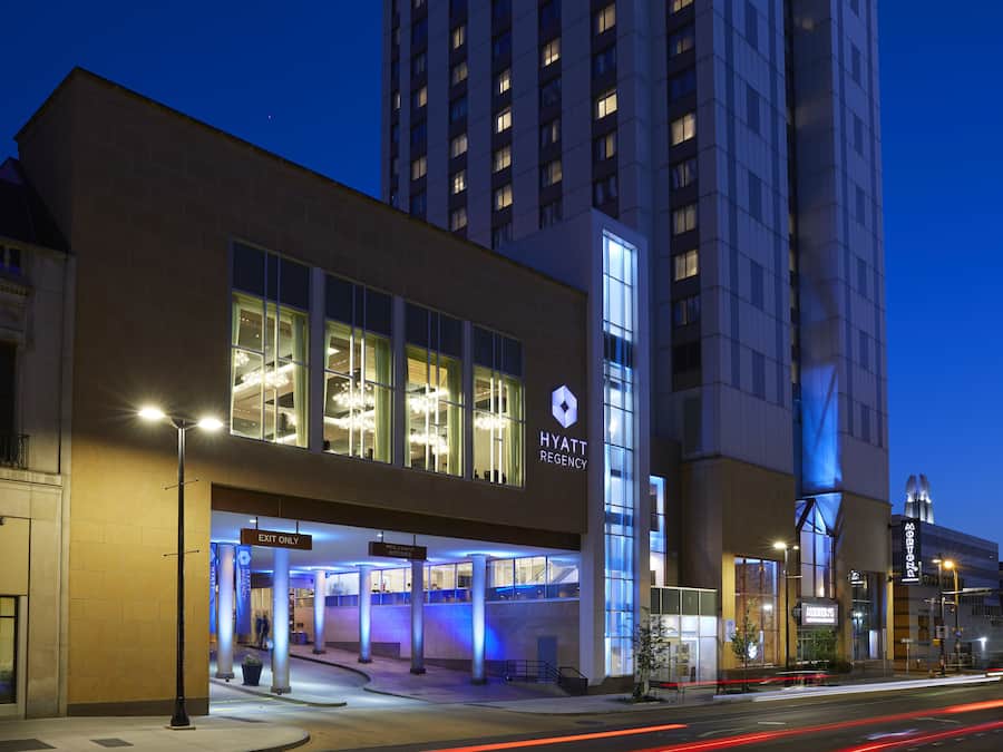 Front of property - evening/night