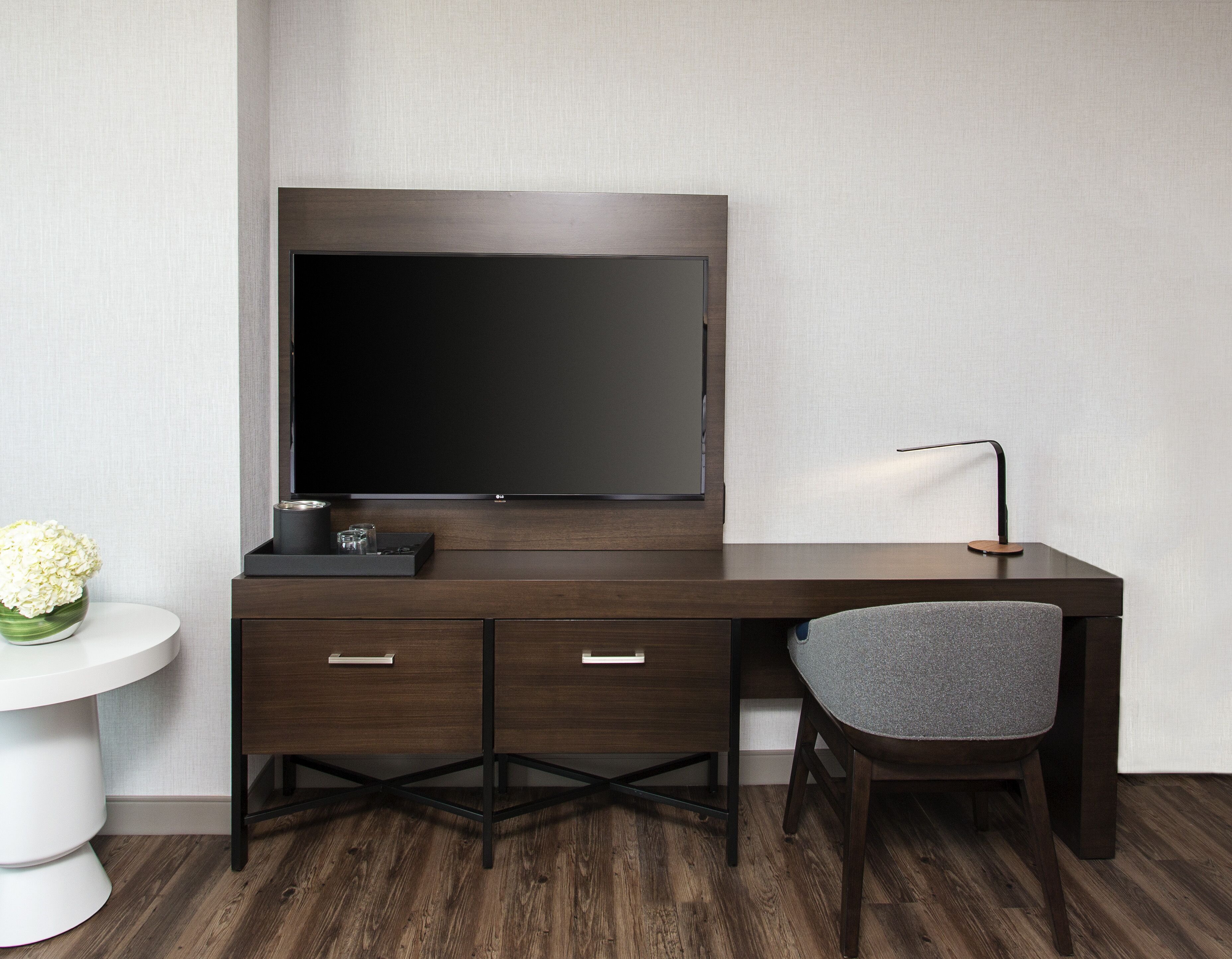 hypo-allergenic bedding, down duvets, pillow-top beds, in-room safe