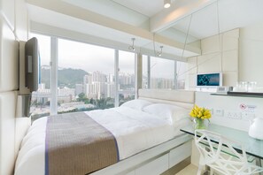 In-room safe, blackout drapes, iron/ironing board