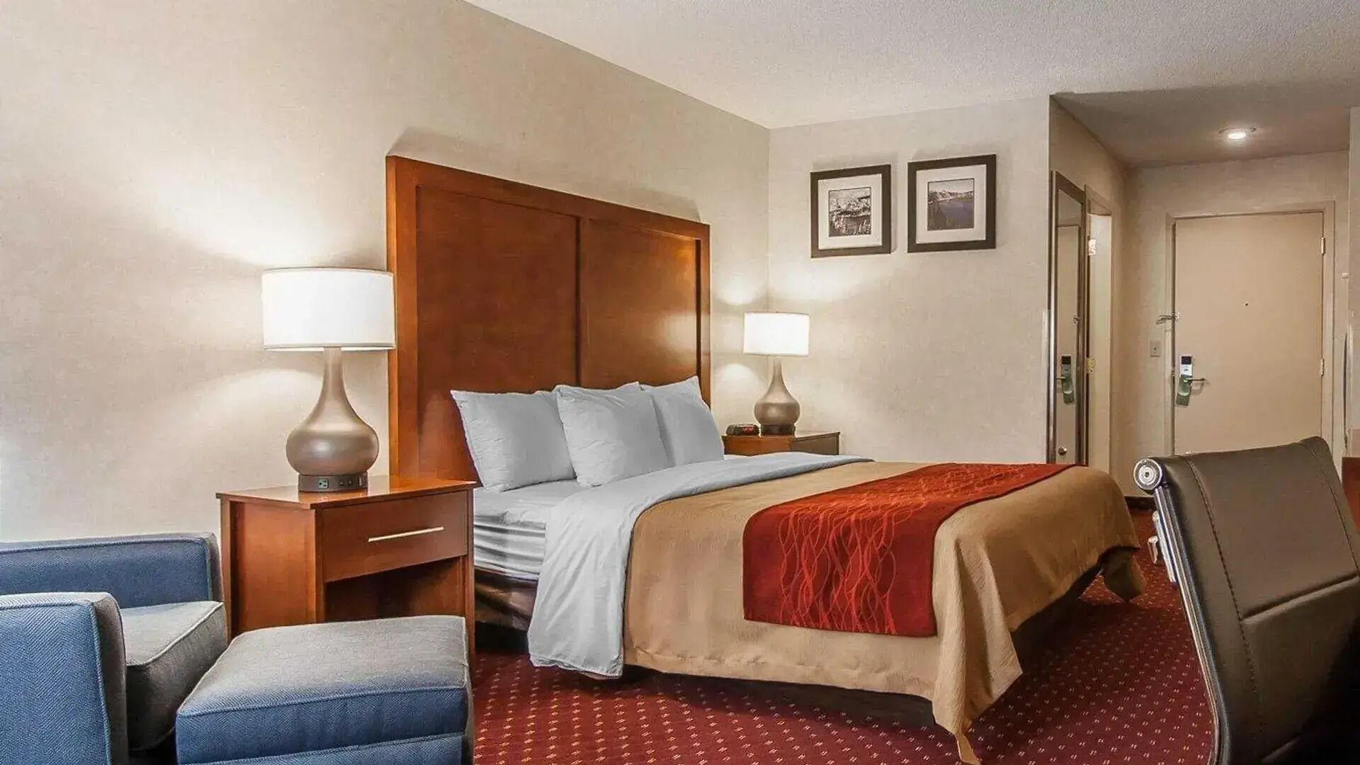 Kamar, 1 Tempat Tidur Queen, Bebas Asap Rokok | Setrika/meja setrika, tempat tidur lipat/tambahan, dan Wi-Fi gratis