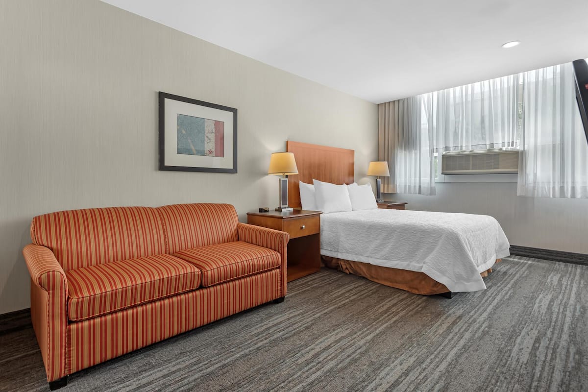 Standard Room, 1 Queen Bed, Accessible, Refrigerator & Microwave | 2 bedrooms, premium bedding, pillow-top beds, in-room safe