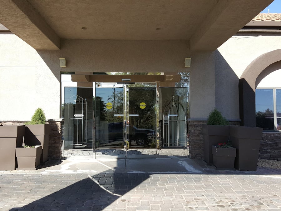 Entrada de la propiedad