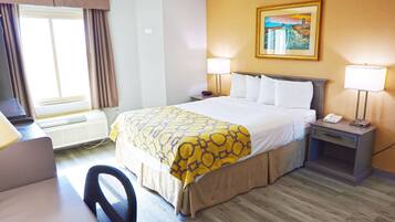 Pillowtop beds, desk, iron/ironing board, free cribs/infant beds