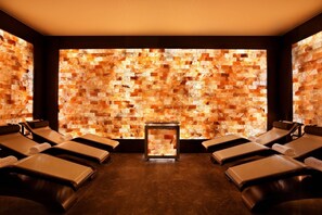 Salas de tratamiento para parejas, sauna y baño de vapor 