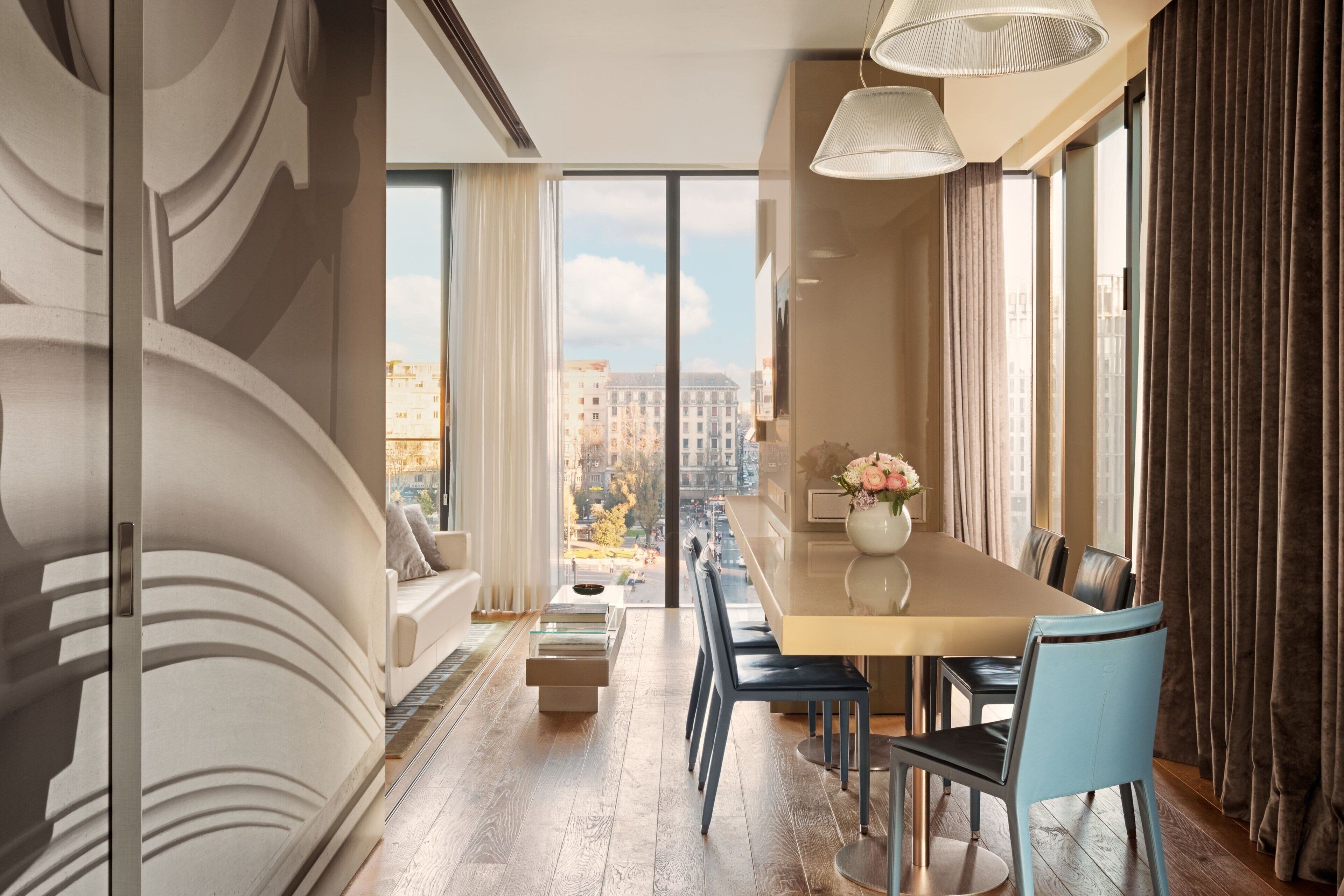 panoramic suite, 1 king bed, non smoking (view) | premium bedding, down duvets, minibar, in-room safe