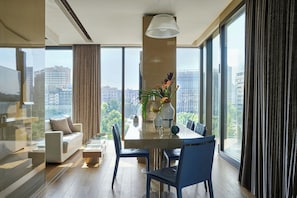 Panoramic Suite, 1 King Bed, Non Smoking (View) | Premium bedding, down comforters, minibar, in-room safe