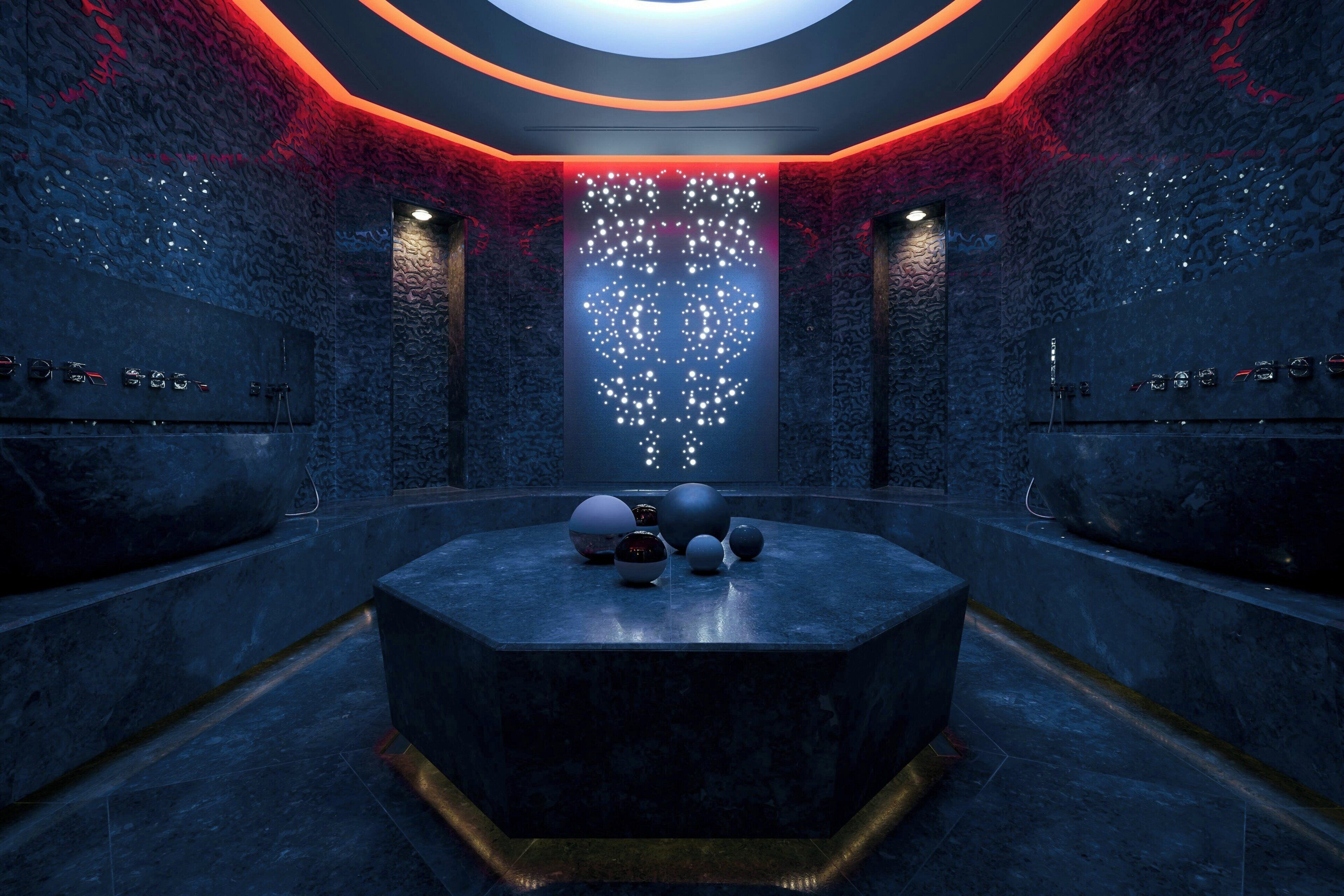 Couples treatment rooms, sauna, steam room, Turkish bath