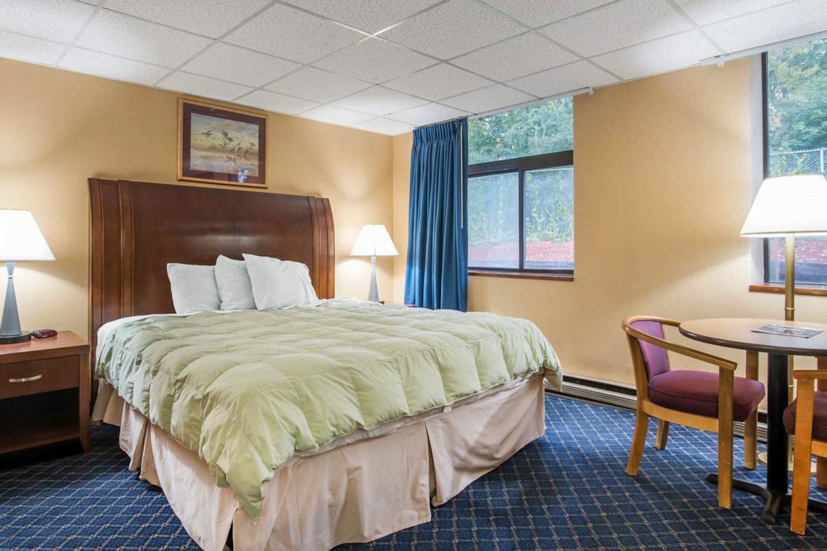 standard room, 1 king bed, non smoking | premium bedding, desk, free cots/infant beds, rollaway beds