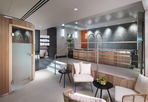 Couples treatment room(s), sauna, hot tub, steam room, body treatments
