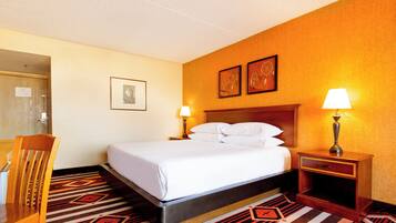 Roupas de cama premium, cofres nos quartos, individualmente decorados