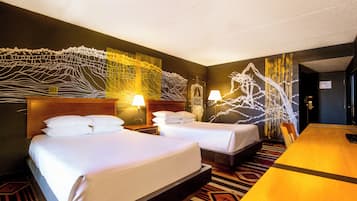 Room, 2 Double Beds (Artist) | Premium bedding, in-room safe, individually decorated, desk