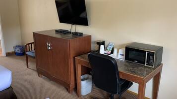 Standard Room, 2 Queen Beds, Non Smoking, Refrigerator & Microwave | Desk, blackout drapes, iron/ironing board, free WiFi