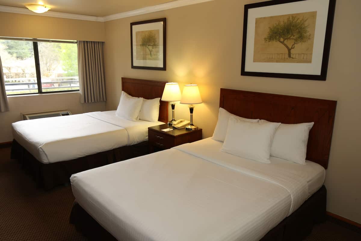 Desk, blackout curtains, iron/ironing board, free WiFi