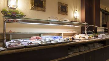 Daily buffet breakfast (EUR 12.00 per person)